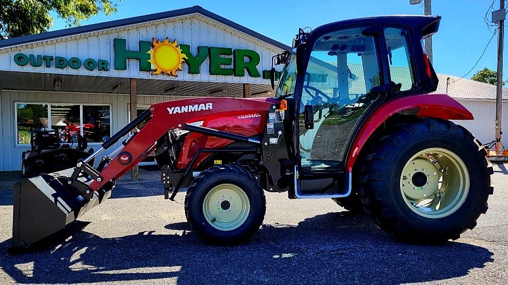 Yanmar YT359C Tractor with Premium Cab and Loader for sale in